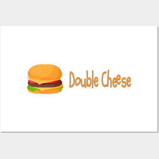 Double cheeseburger Posters and Art